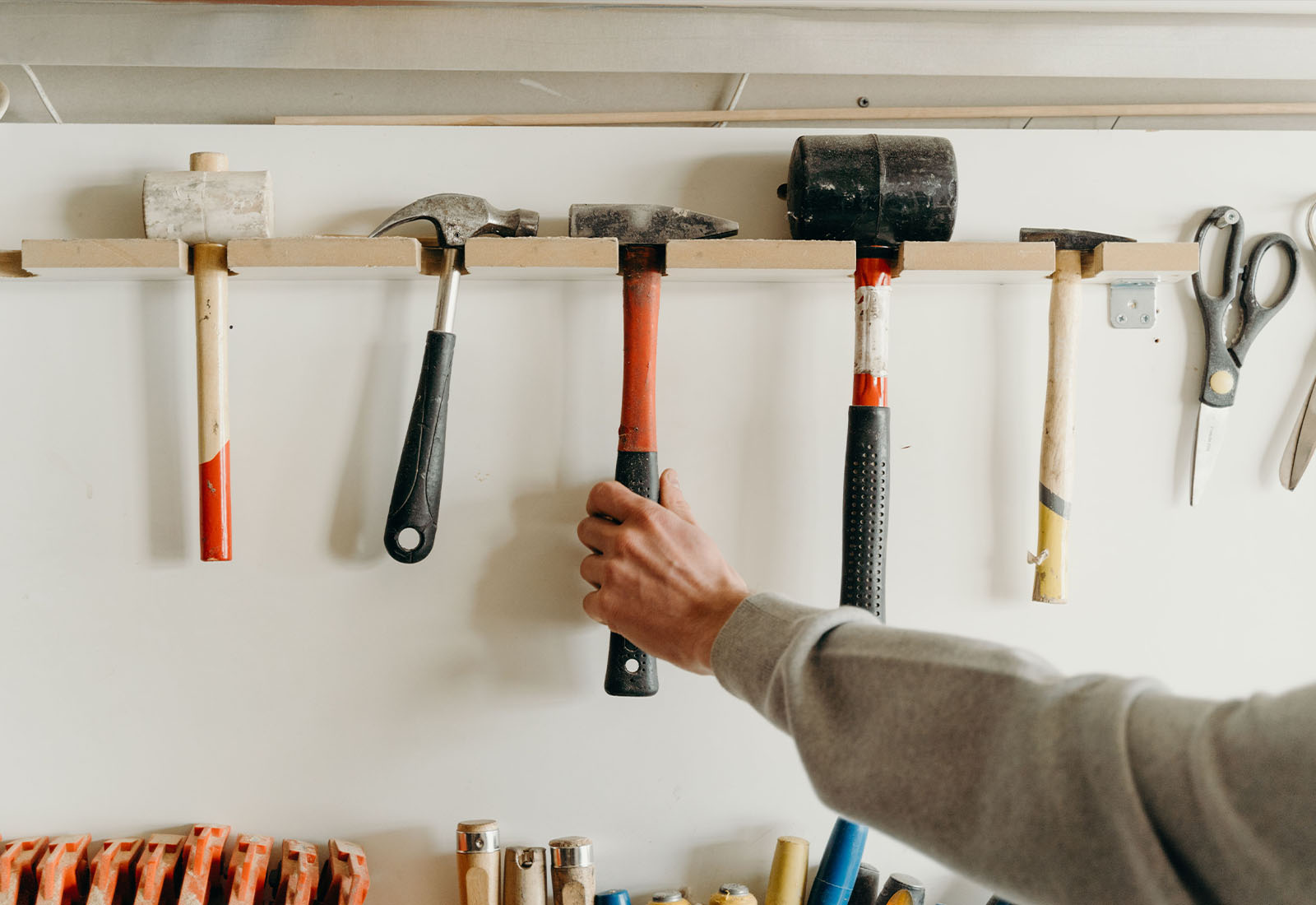 Reference workshop photograph showing tools